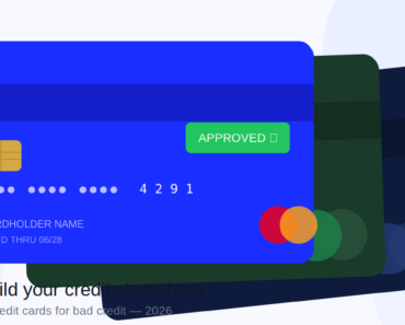 Top 5 Credit Cards for Bad Credit in 2026 (Rebuild Your Score Fast) Top 5 Credit Cards for Bad Credit in 2026 (Rebuild Your Score Fast)